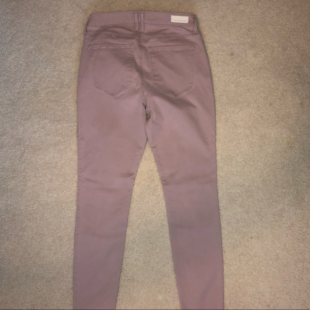 A&F Mauve Colored Jeans - image 2